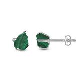 malachite earrings